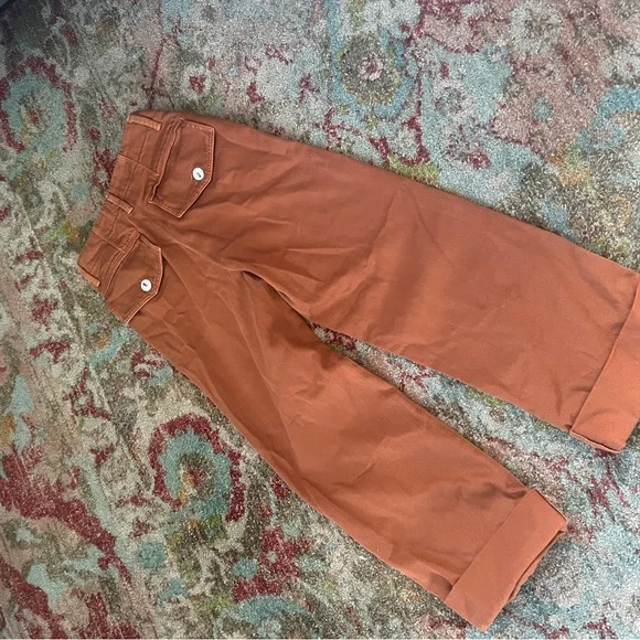 Free People Rust Brown Wide Leg Pants. Reposhing because I need a bigger size. - Picture 4 of 4